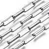 304 Stainless Steel Rectangle Link Chains CHS-T003-26B-P-1