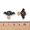 Halloween Theme Alloy Enamel Pendants ENAM-T022-54P-05-3