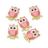 Painted Alloy Pendants PALLOY-P288-01G-09-3