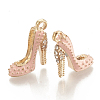 Alloy Enamel Stilettos Pendants X-ENAM-S115-042C-2