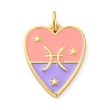 Brass Enamel Pendants LS-KK-Z077-01G-05-1