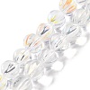 Transparent Glass Beads Strands GLAA-F114-02A-10-1