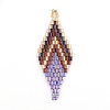 MIYUKI & TOHO Handmade Japanese Seed Beads Links SEED-E004-B01-1