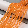 Imitation Jade Glass Beads Strands LS-EGLA-A034-T2mm-MB25-2