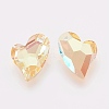 K9 Glass Rhinestone Pendants GLAA-F083-01A-04-2