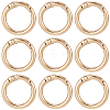 SUNNYCLUE 30Pcs Alloy Spring Gate Rings FIND-SC0009-08-1