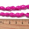 Spray Painted Natural Spiral Shell Beads Strands X1-BSHE-G039-08C-3