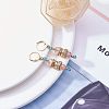 Brass Huggie Hoop Earring Findings KK-L179-04G-A-4