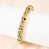 304 Stainless Steel Byzantine Chain Bracelets for Women Men BJEW-H643-09G-3