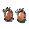 Natural Red Aventurine Pendants G-H083-01AS-05-2