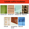CREATCABIN Acrylic Mirror Wall Stickers Decal DIY-CN0001-13A-H-6