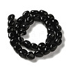 Natural Black Onyx(Dyed & Heated) Beads Strands G-NH0017-B06-02-3