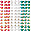150Pcs Opaque Resin European Beads RESI-TA0004-61D-2
