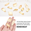 BENECREAT 20Pcs 5 Style Brass Pendants KK-BC0008-10-3