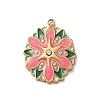 304 Stainless Steel Enamel Pendants STAS-Z146-02G-02B-1