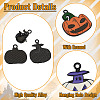 36Pcs 12 Styles Halloween Alloy Enamel Pendants ENAM-TA0003-51-5