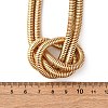 Iron Snake Chain Necklaces for Women NJEW-U046-01G-3