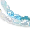 Electroplated Glass Beads Strands EGLA-P067-02A-02-3
