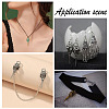 70Pcs 5 Colors Tibetan Style Alloy Pendants FIND-PH0009-19-6