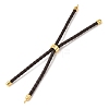 Adjustable Round Braided Microfiber Leather Cord Bracelet Making KK-CBAC260-01G-31-2