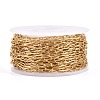 Ion Plating(IP) 304 Stainless Steel Paperclip Chains CHS-F010-01B-G-01-3