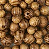 Craftdady Round Natural Wood Beads WOOD-CD0001-01-2