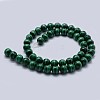 Natural Malachite Beads Strands G-F571-27AA1-6mm-2