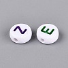 Opaque Acrylic Enamel Beads SACR-Q001-15B-3