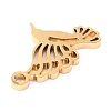304 Stainless Steel Pendants STAS-O142-37G-3