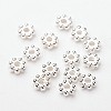 ABS Electroplated Snowflake Plastic Spacer Beads X-KY-I002-01B-1