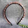 Natural Carnelian Hair Bands PW-WG1C09B-10-1