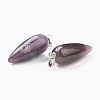 Natural Amethyst Pointed Pendants G-F705-01A-P-3