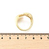 Brass Cuff Rings for Women RJEW-F184-08F-G-5