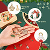 40Pcs 20 Style Christmas Rack Plating Alloy Enamel Pendants ENAM-TA0001-54-12