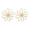 Alloy Stud Earrings LS-EJEW-D300-02G-02-5