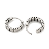 316 Surgical Stainless Steel Hoop Earrings for Women and Men EJEW-D096-15G-AS-2