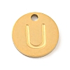 Ion Plating(IP) 304 Stainless Steel Pendants FIND-M017-02G-U-1