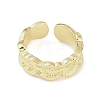 304 Stainless Steel Open Cuff Rings for Women LS-RJEW-H229-02G-07-2