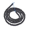 Natural Obsidian Beads Strands G-G792-36B-2