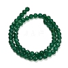 Natural Green Chalcedony Beads Strands GG-NH0004-D01-4