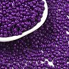 8/0 3mm Baking Paint Glass Seed Beads Loose Spacer Beads X-SEED-S002-K11-1