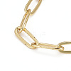 Titanium Steel Link Bracelets & Brass Paperclip Chain Bracelets Sets BJEW-JB06181-7