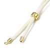 3MM Adjustable Round Nylon Braided Cord Bracelet Making FB-CBAA152-04G-36-3