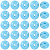 500Pcs UV Plating Opaque Acrylic Beads MACR-PA0001-47C-7