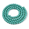 Opaque Solid Color Glass Beads Strands GLAA-T032-P8mm-12A-3