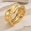 Luxurious Geometric Irregular Zinc Alloy Hinged Bangles for Women OU8852-3-2