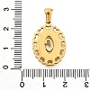 Golden 304 Stainless Steel Pendants STAS-K300-02G-C-3