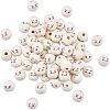 SUPERFINDINGS Maple Wood European Beads WOOD-FH0001-53-1