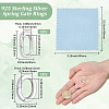 925 Sterling Silver Spring Gate Rings STER-BBC0009-28-2