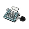 Typewriter with Letter Enamel Pins JEWB-R050-01EB-03-3